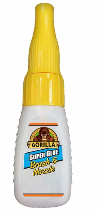 Gorilla Super Glue with Brush & Nozzle Applicator