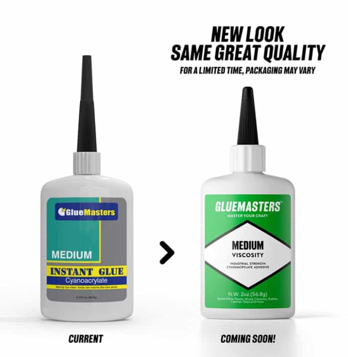 Professional Grade Cyanoacrylate (CA) Super Glue by Glue Masters
