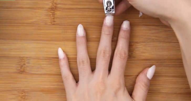 Trimming the Fake Nails Down