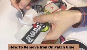 How To Remove Iron On Patch Glue